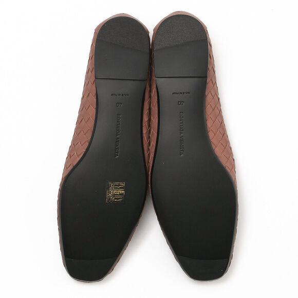 Bottega Veneta Intrecciato Deco Rose Smoking Loafers - Size 40 EU (10 US) - Picture 4 of 8